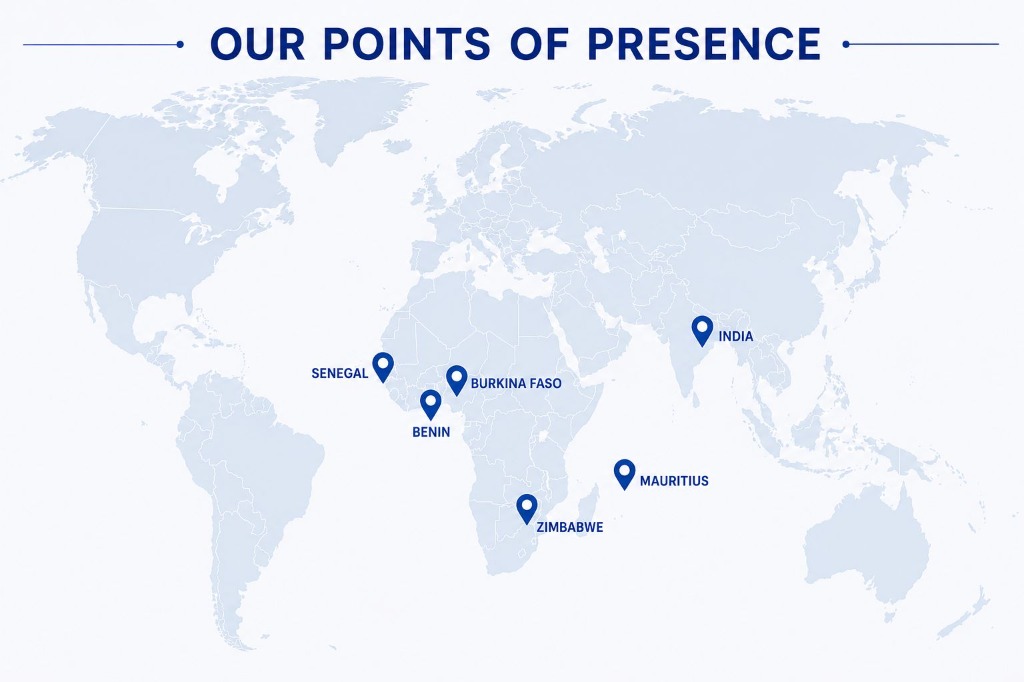 Athena Systems Points of Presence Map